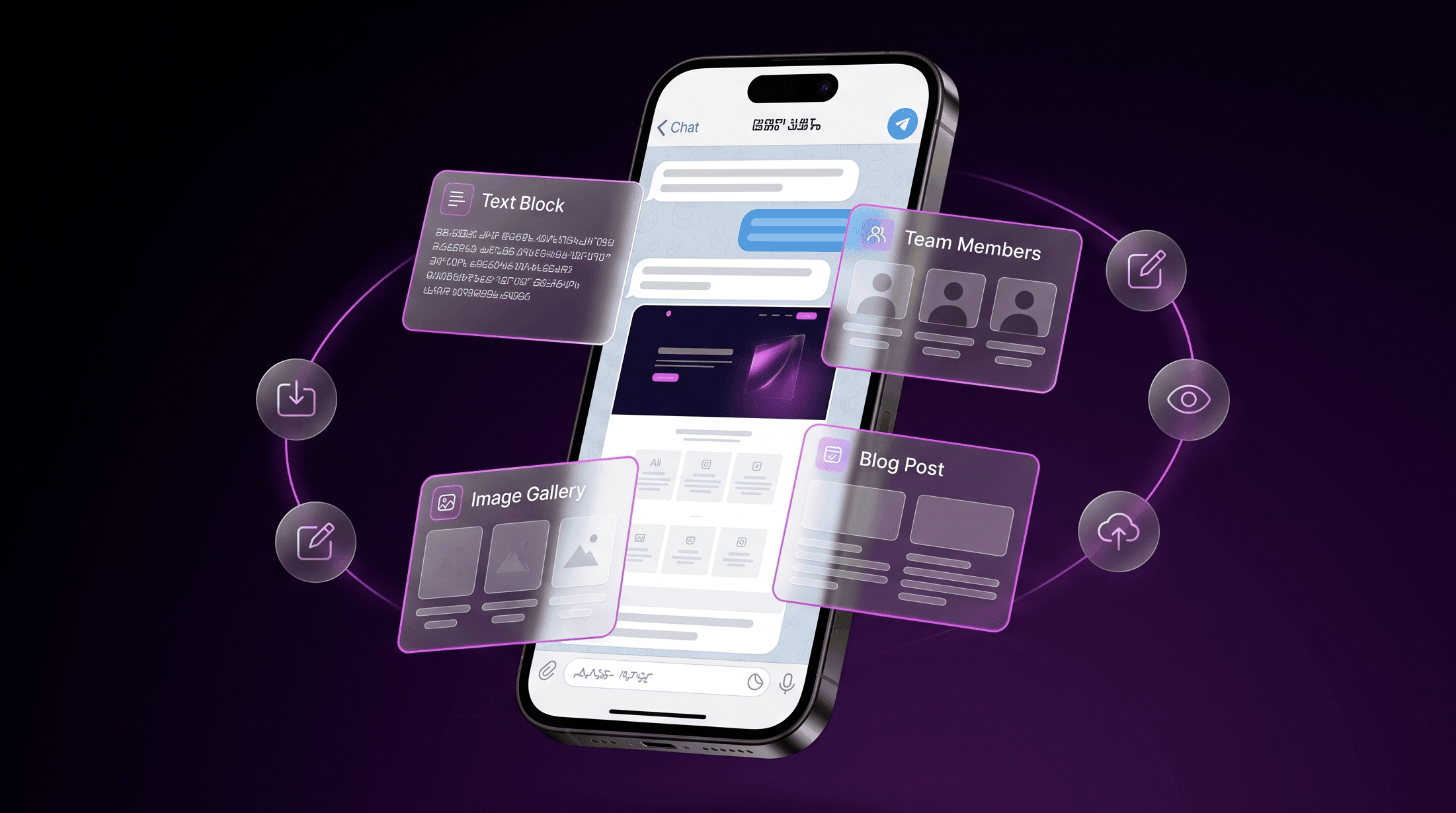 Керування сайтом через Telegram — пульт TimeKairos